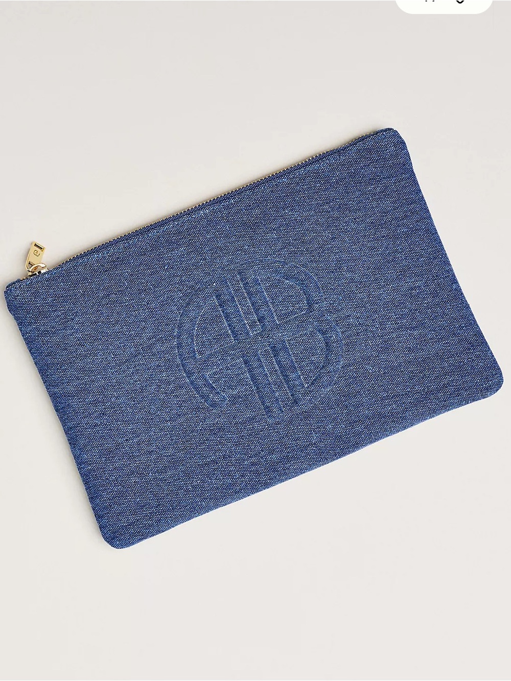 Anine Bing Lili Denim Pouch